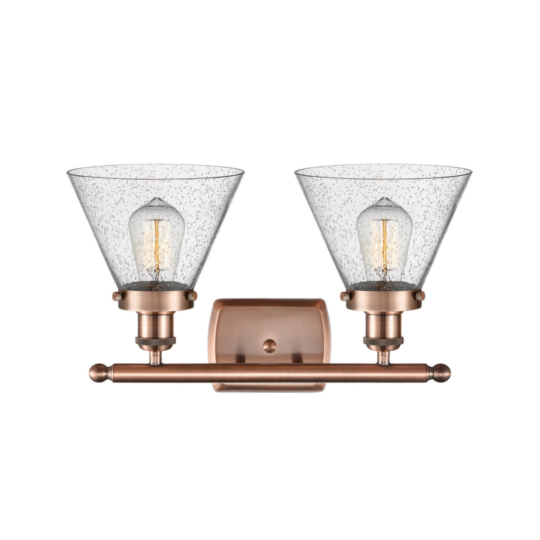Innovations Ballston Urban 916-2W-AC-G44 Bath Vanity Light 18 in. wide - Antique Copper