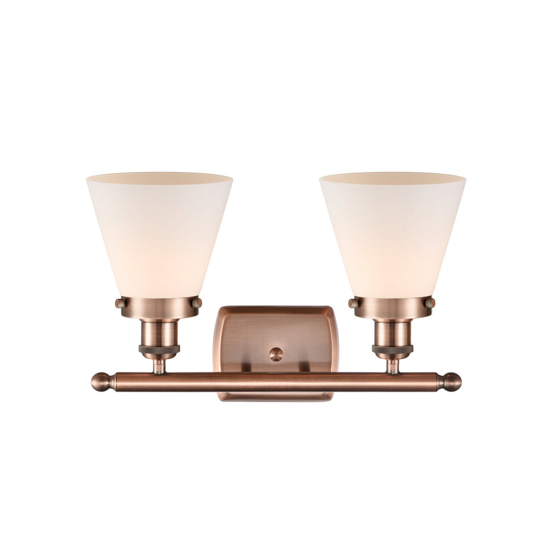 Innovations Ballston Urban 916-2W-AC-G61 Bath Vanity Light 16 in. wide - Antique Copper