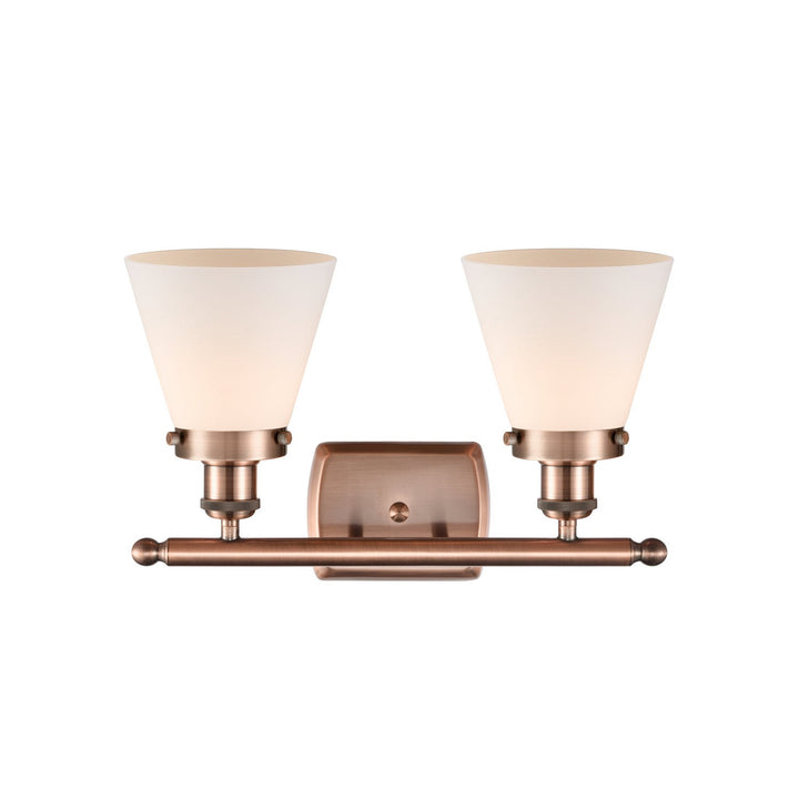 Innovations Ballston Urban 916-2W-AC-G61 Bath Vanity Light 16 in. wide - Antique Copper