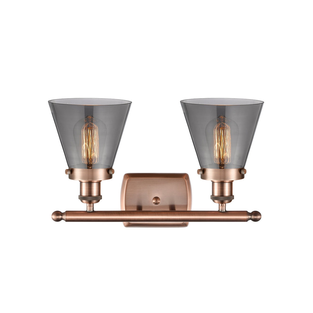 Innovations Ballston Urban 916-2W-AC-G63-LED Bath Vanity Light 16 in. wide - Antique Copper