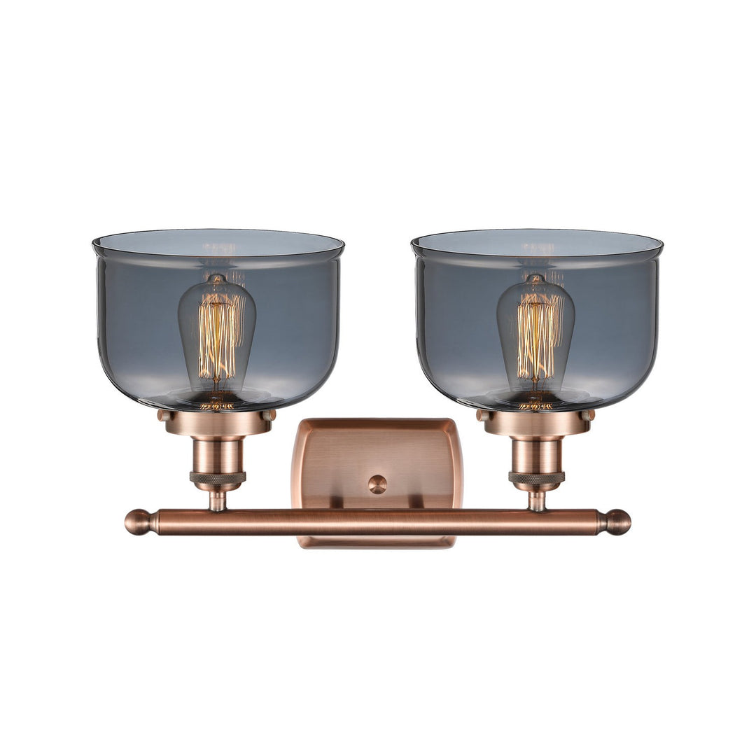 Innovations Ballston Urban 916-2W-AC-G73-LED Bath Vanity Light 18 in. wide - Antique Copper