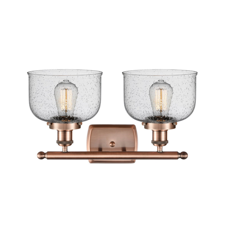 Innovations Ballston Urban 916-2W-AC-G74-LED Bath Vanity Light 18 in. wide - Antique Copper