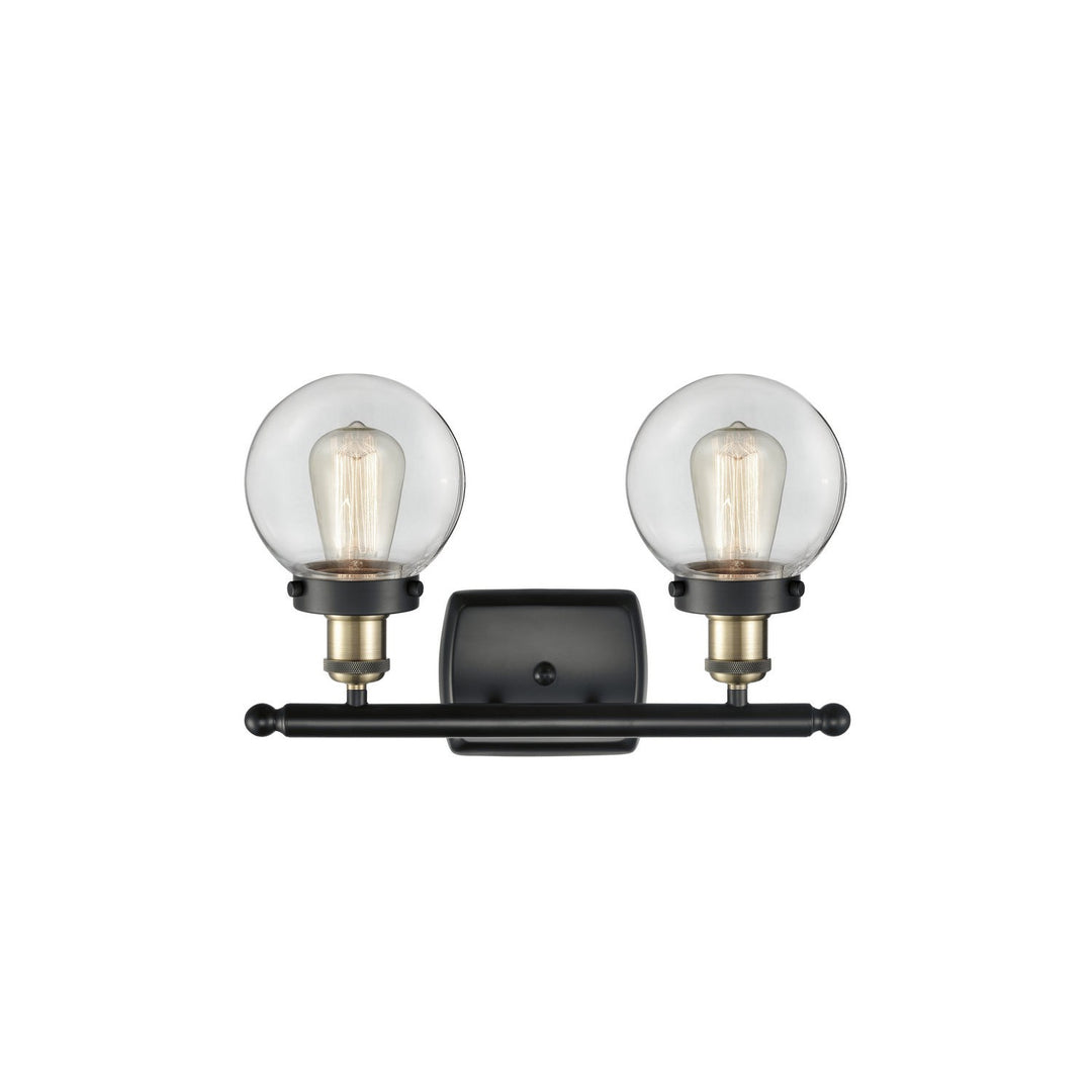 Innovations Ballston Urban 916-2W-BAB-G202-6 Bath Vanity Light 16 in. wide - Black Antique Brass