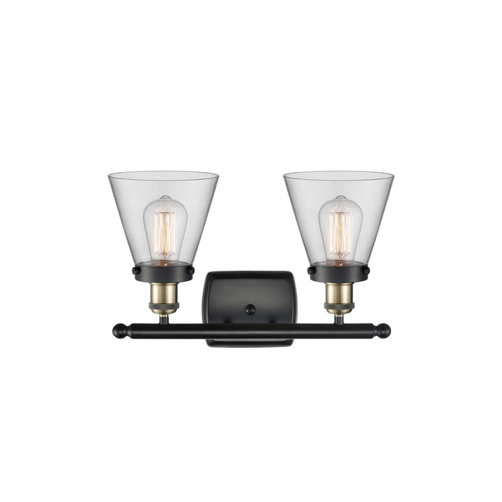 Innovations Ballston Urban 916-2W-BAB-G62 Bath Vanity Light 16 in. wide - Black Antique Brass