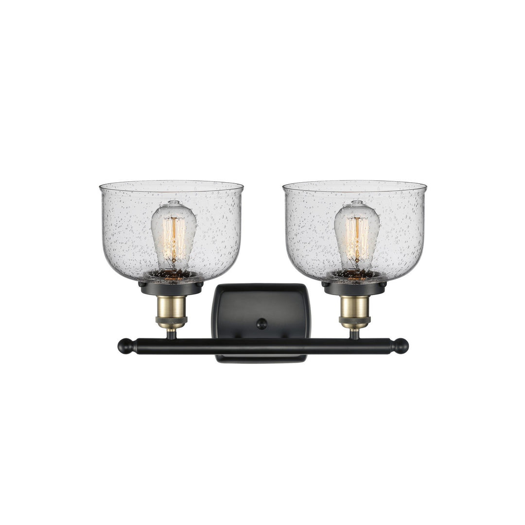 Innovations Ballston Urban 916-2W-BAB-G74-LED Bath Vanity Light 18 in. wide - Black Antique Brass