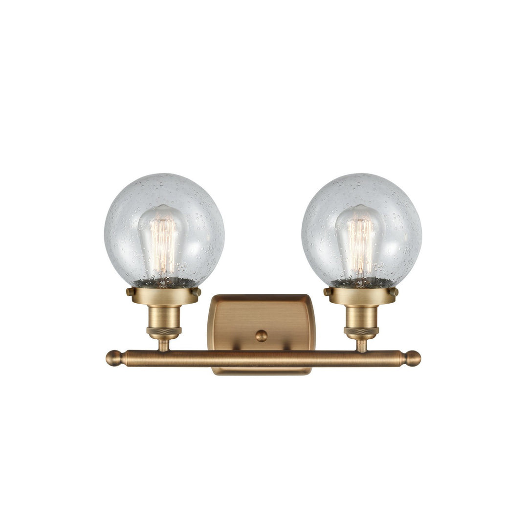 Innovations Ballston Urban 916-2W-BB-G204-6-LED Bath Vanity Light 16 in. wide - Brushed Brass