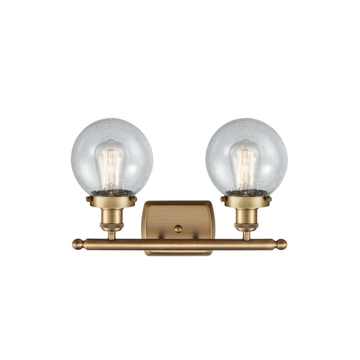 Innovations Ballston Urban 916-2W-BB-G204-6-LED Bath Vanity Light 16 in. wide - Brushed Brass
