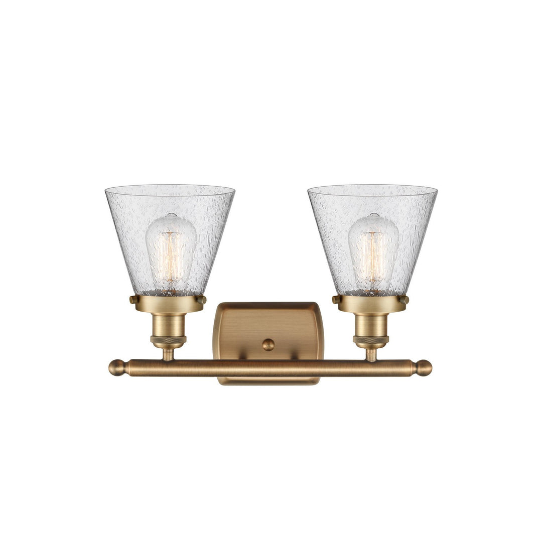 Innovations Ballston Urban 916-2W-BB-G64 Bath Vanity Light 16 in. wide - Brushed Brass