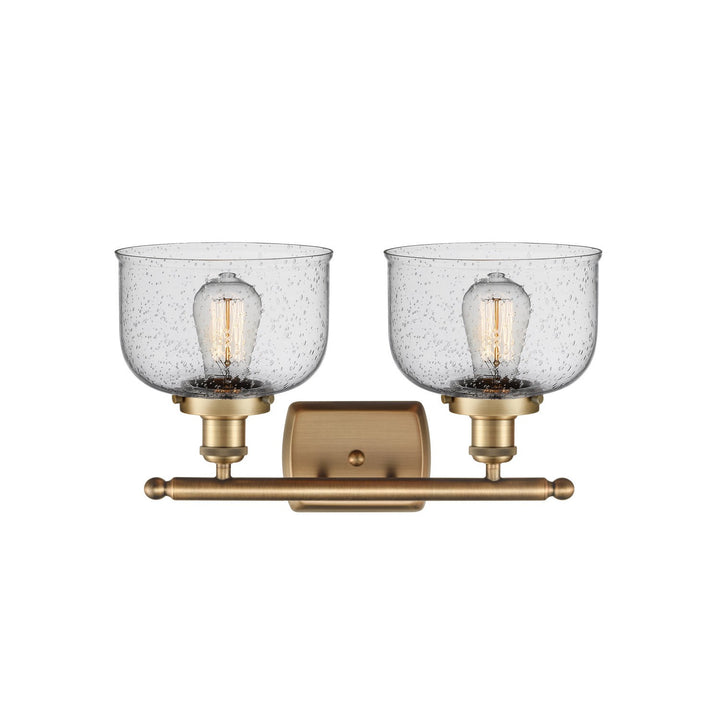 Innovations Ballston Urban 916-2W-BB-G74-LED Bath Vanity Light 18 in. wide - Brushed Brass