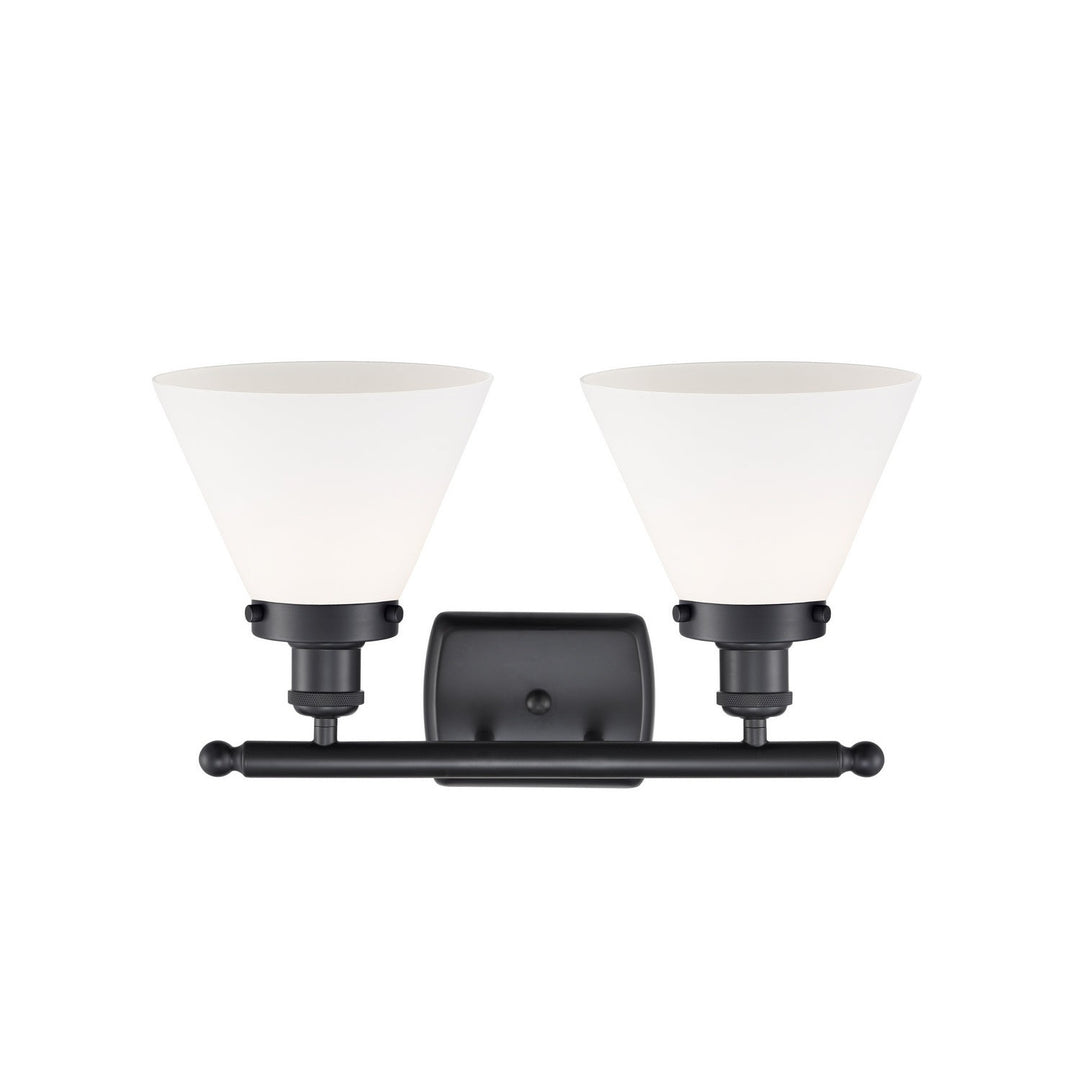 Innovations Ballston Urban 916-2W-BK-G41 Bath Vanity Light 18 in. wide - Matte Black