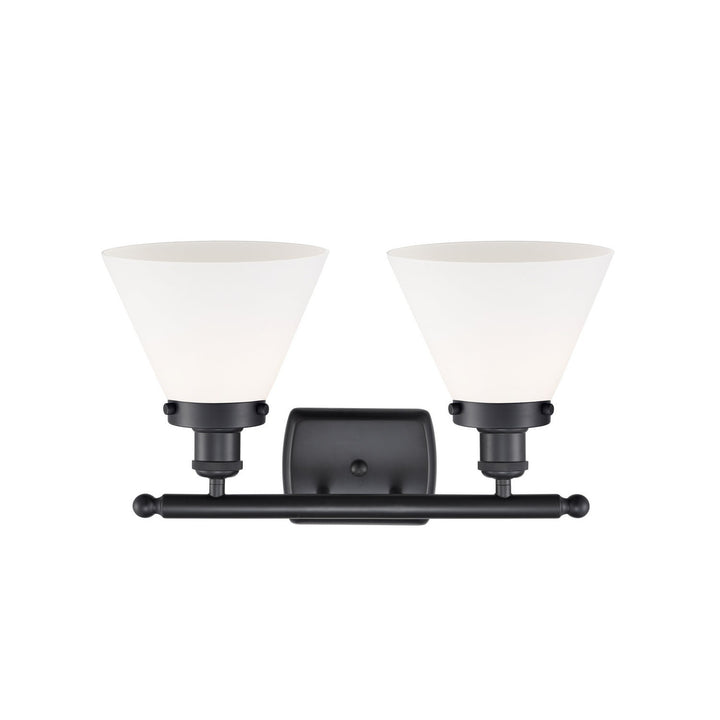 Innovations Ballston Urban 916-2W-BK-G41 Bath Vanity Light 18 in. wide - Matte Black