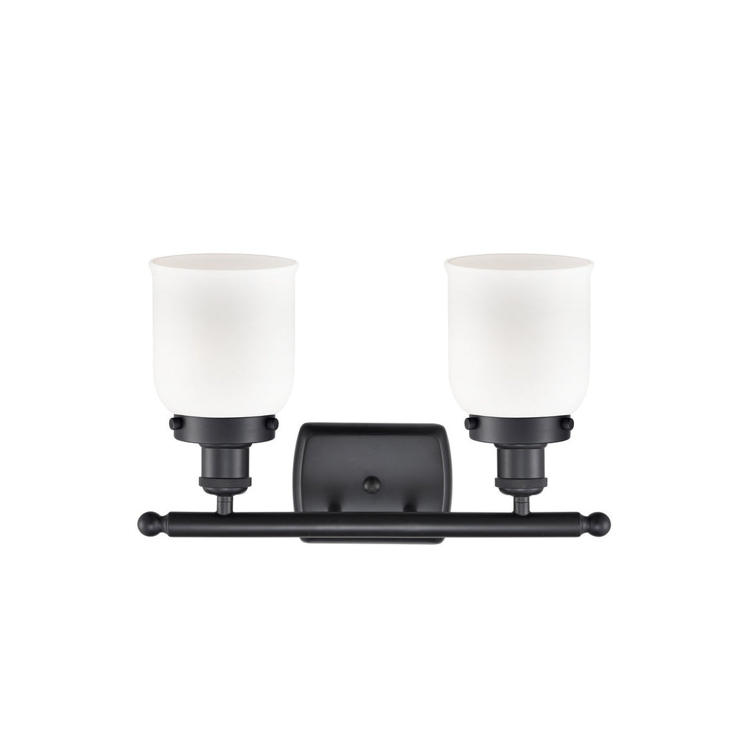 Innovations Ballston Urban 916-2W-BK-G51 Bath Vanity Light 16 in. wide - Matte Black