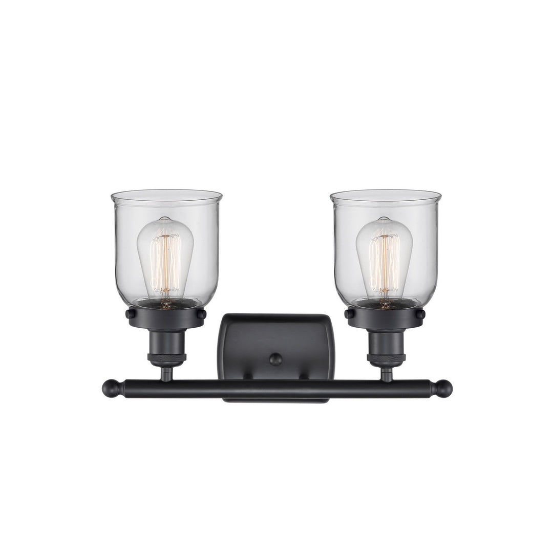 Innovations Ballston Urban 916-2W-BK-G52 Bath Vanity Light 16 in. wide - Matte Black