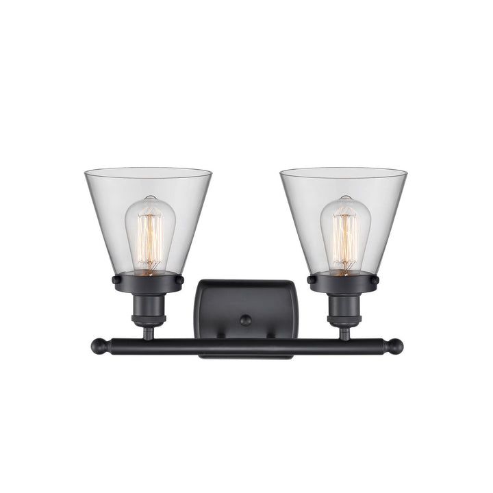 Innovations Ballston Urban 916-2W-BK-G62-LED Bath Vanity Light 16 in. wide - Matte Black