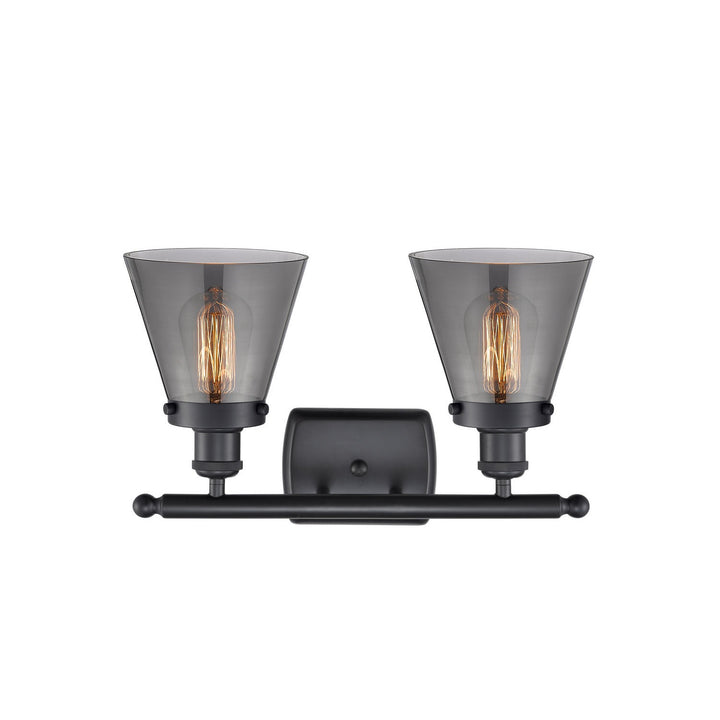 Innovations Ballston Urban 916-2W-BK-G63 Bath Vanity Light 16 in. wide - Matte Black