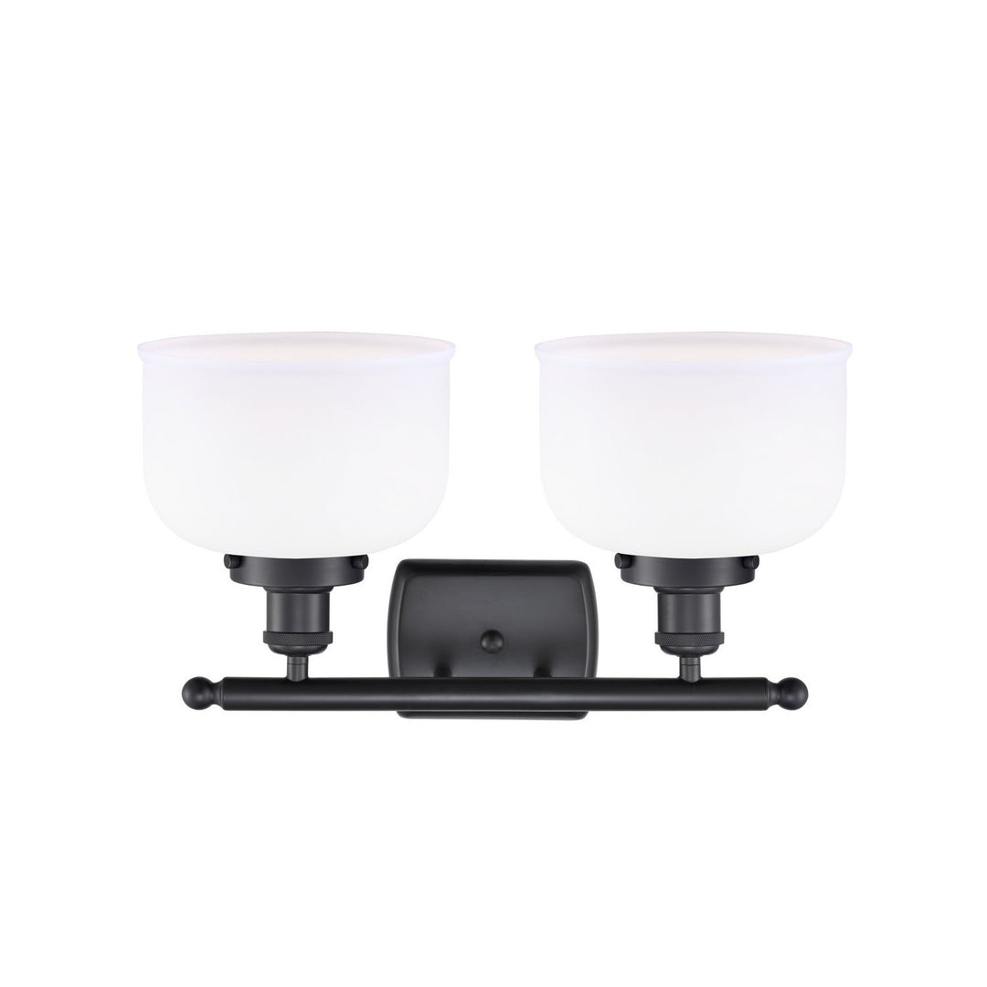 Innovations Ballston Urban 916-2W-BK-G71 Bath Vanity Light 18 in. wide - Matte Black