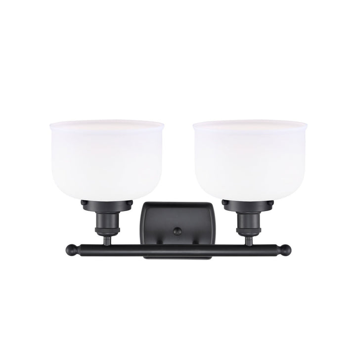 Innovations Ballston Urban 916-2W-BK-G71 Bath Vanity Light 18 in. wide - Matte Black