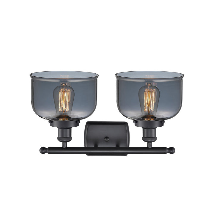 Innovations Ballston Urban 916-2W-BK-G73 Bath Vanity Light 18 in. wide - Matte Black