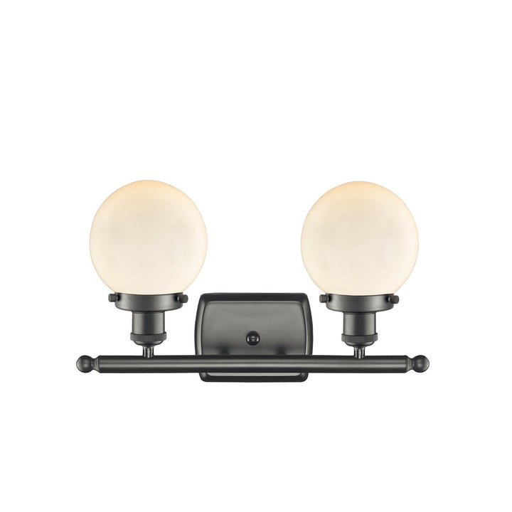 Innovations Ballston Urban 916-2W-OB-G201-6 Bath Vanity Light 16 in. wide - Oil Rubbed Bronze