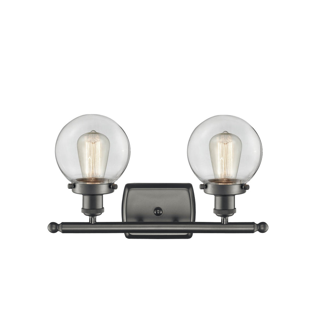 Innovations Ballston Urban 916-2W-OB-G202-6-LED Bath Vanity Light 16 in. wide - Oil Rubbed Bronze