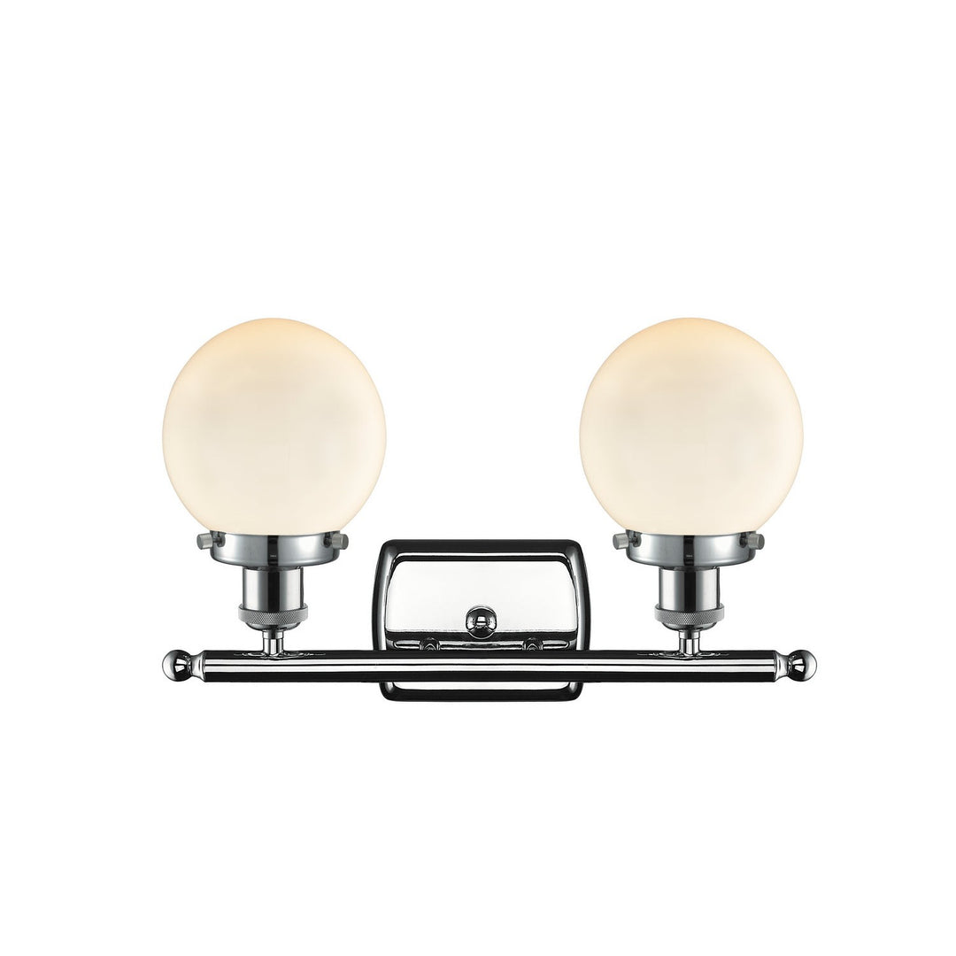 Innovations Ballston Urban 916-2W-PC-G201-6 Bath Vanity Light 16 in. wide - Polished Chrome