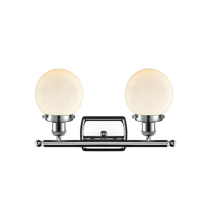 Innovations Ballston Urban 916-2W-PC-G201-6-LED Bath Vanity Light 16 in. wide - Polished Chrome