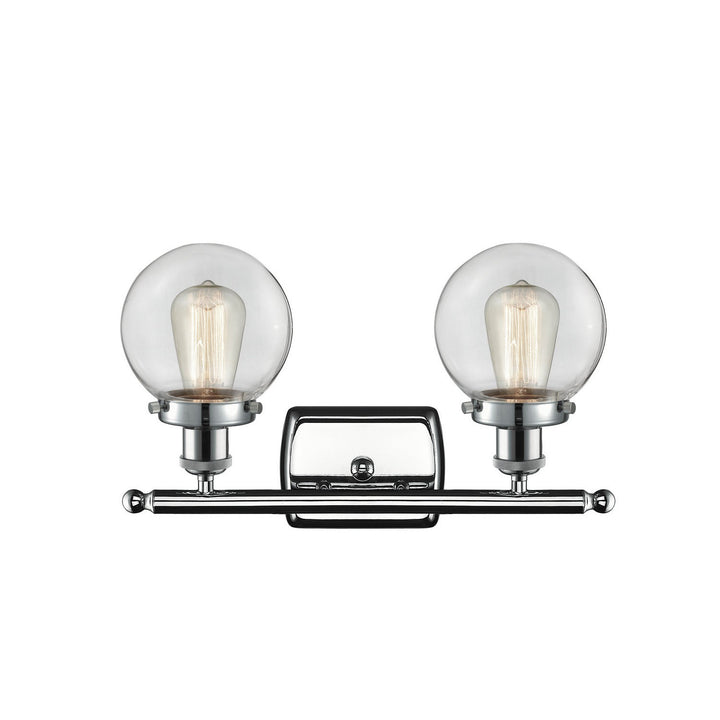 Innovations Ballston Urban 916-2W-PC-G202-6 Bath Vanity Light 16 in. wide - Polished Chrome