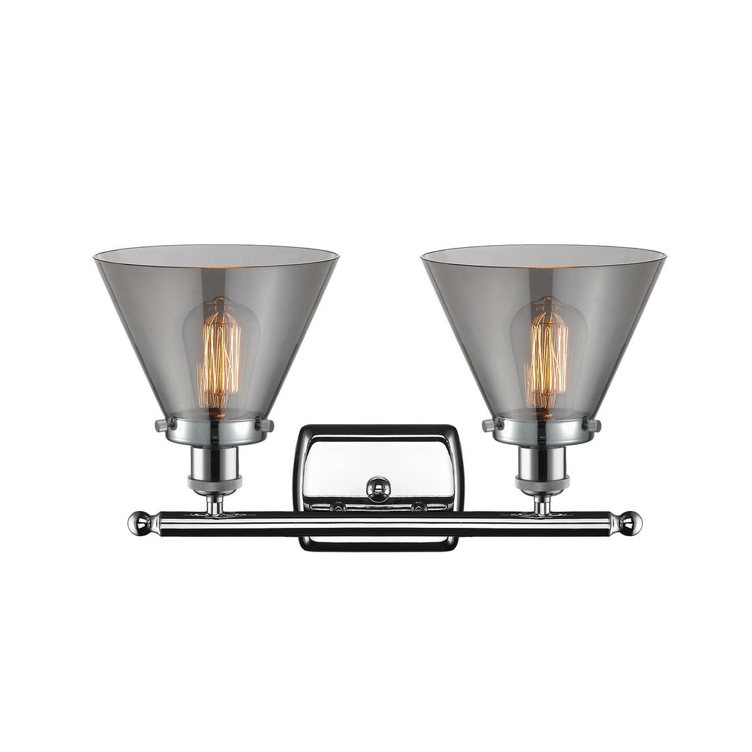 Innovations Ballston Urban 916-2W-PC-G43 Bath Vanity Light 18 in. wide - Polished Chrome