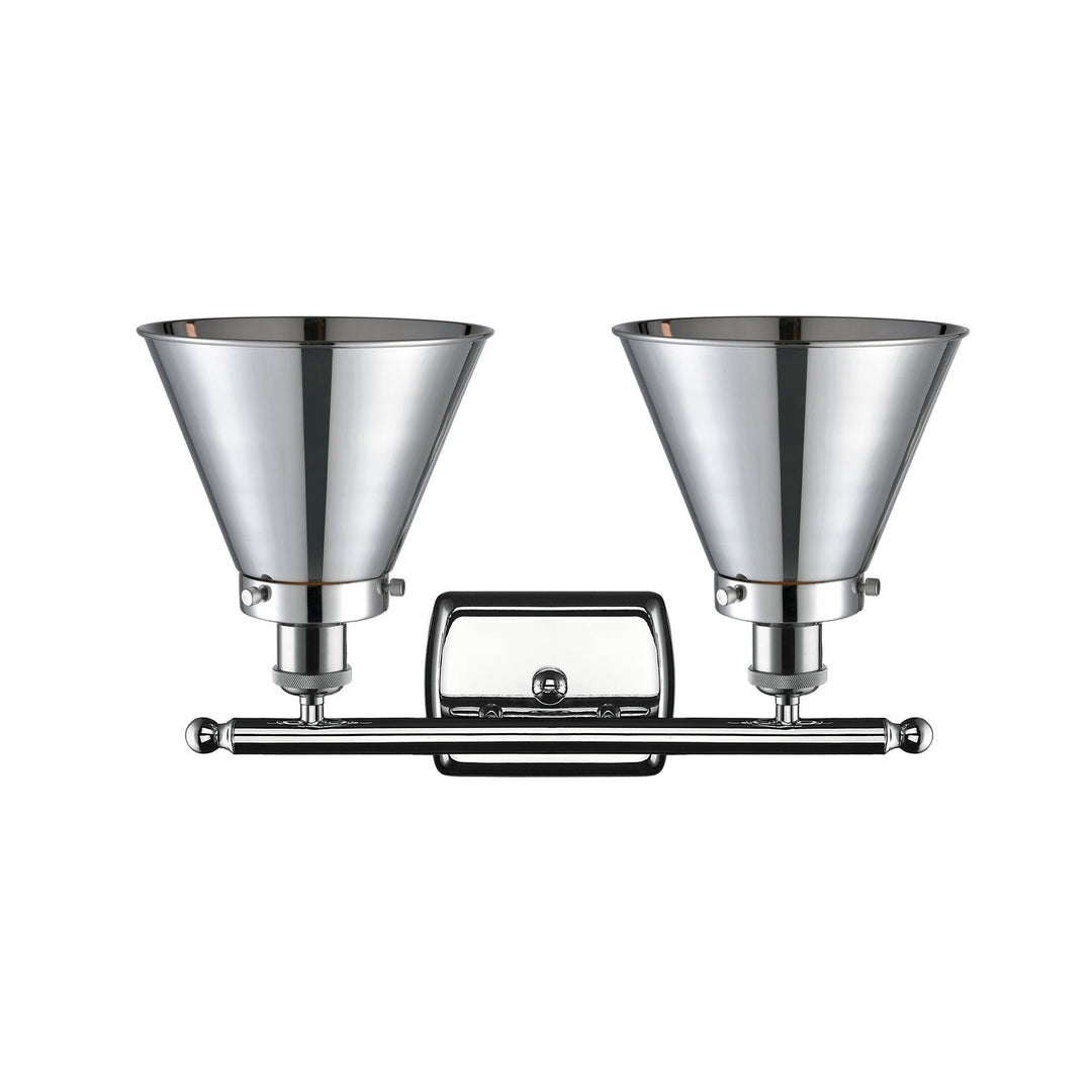 Innovations Ballston Urban 916-2W-PC-M13-PC-LED Bath Vanity Light 16 in. wide - Polished Chrome