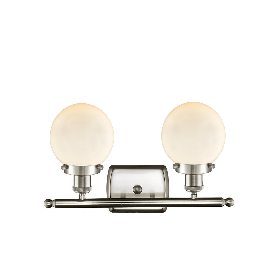 Innovations Ballston Urban 916-2W-SN-G201-6 Bath Vanity Light 16 in. wide - Brushed Satin Nickel