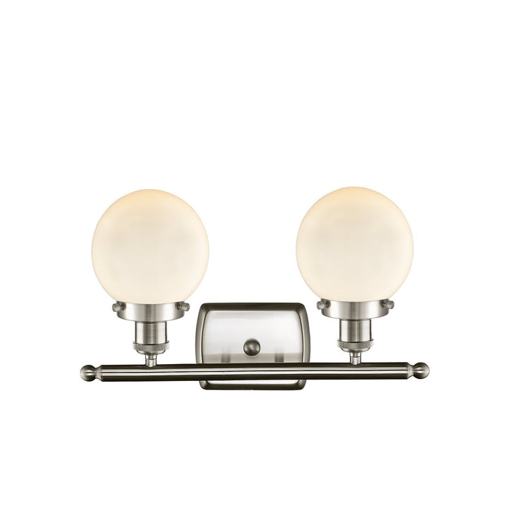 Innovations Ballston Urban 916-2W-SN-G201-6 Bath Vanity Light 16 in. wide - Brushed Satin Nickel