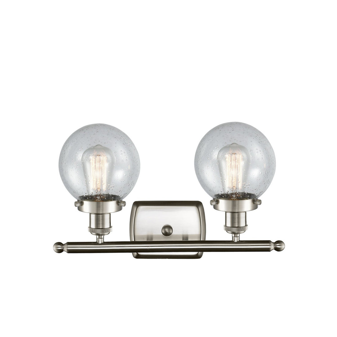 Innovations Ballston Urban 916-2W-SN-G204-6-LED Bath Vanity Light 16 in. wide - Brushed Satin Nickel