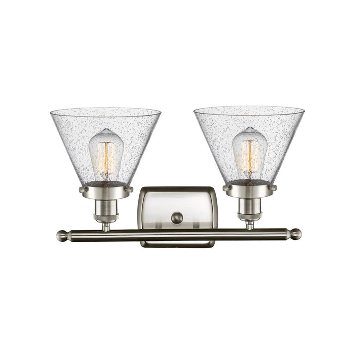 Innovations Ballston Urban 916-2W-SN-G44 Bath Vanity Light 18 in. wide - Brushed Satin Nickel