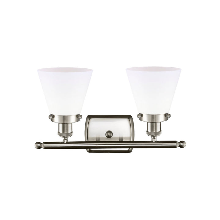 Innovations Ballston Urban 916-2W-SN-G61-LED Bath Vanity Light 16 in. wide - Brushed Satin Nickel