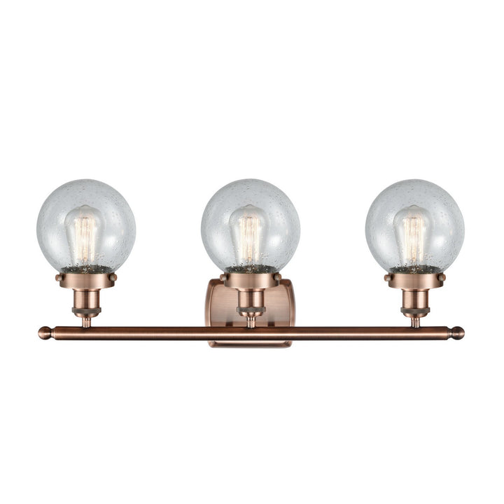 Innovations Ballston Urban 916-3W-AC-G204-6 Pendant Light - Antique Copper