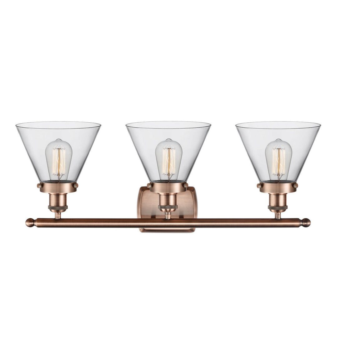 Innovations Ballston Urban 916-3W-AC-G42 Bath Vanity Light 28 in. wide - Antique Copper