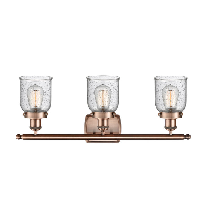 Innovations Ballston Urban 916-3W-AC-G54-LED Bath Vanity Light 26 in. wide - Antique Copper