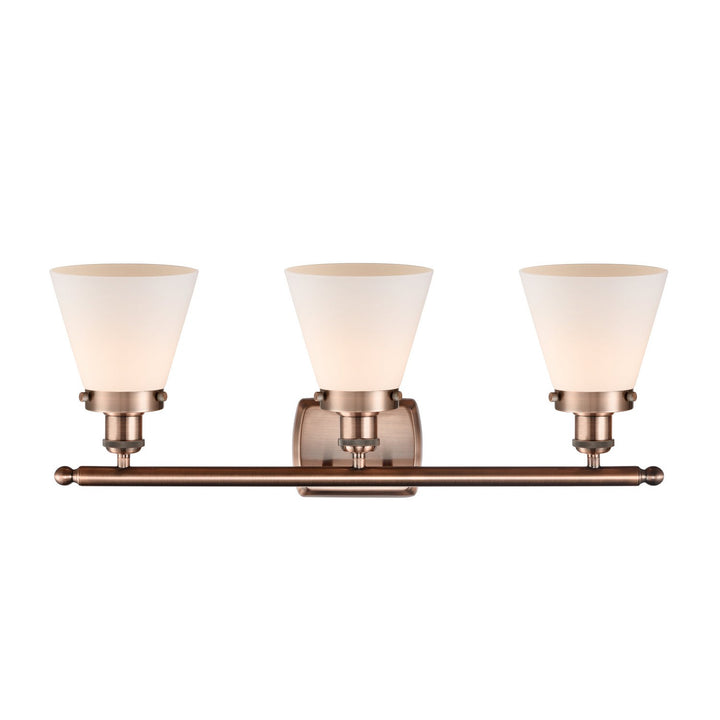 Innovations Ballston Urban 916-3W-AC-G61 Bath Vanity Light 26 in. wide - Antique Copper
