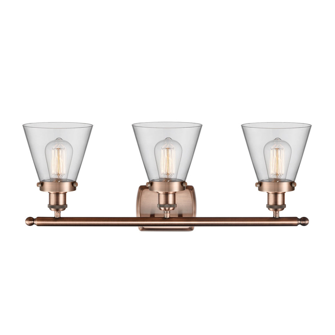 Innovations Ballston Urban 916-3W-AC-G62-LED Bath Vanity Light 26 in. wide - Antique Copper