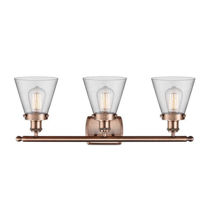 Innovations Ballston Urban 916-3W-AC-G62-LED Bath Vanity Light 26 in. wide - Antique Copper