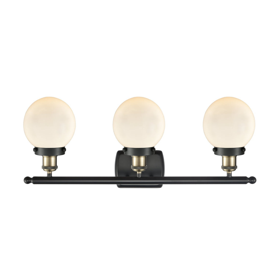 Innovations Ballston Urban 916-3W-BAB-G201-6 Bath Vanity Light 26 in. wide - Black Antique Brass