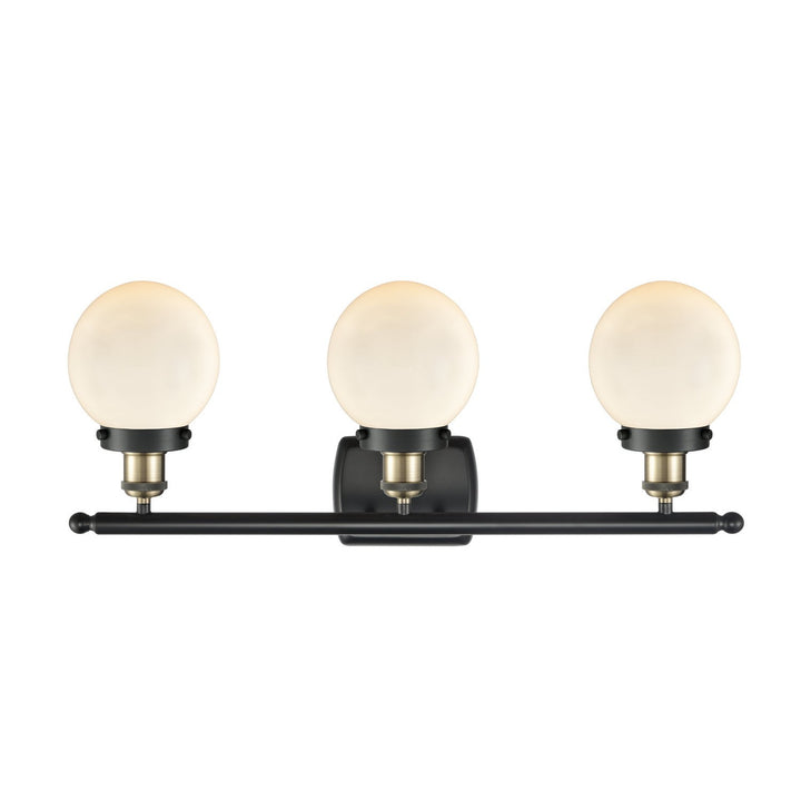 Innovations Ballston Urban 916-3W-BAB-G201-6 Bath Vanity Light 26 in. wide - Black Antique Brass