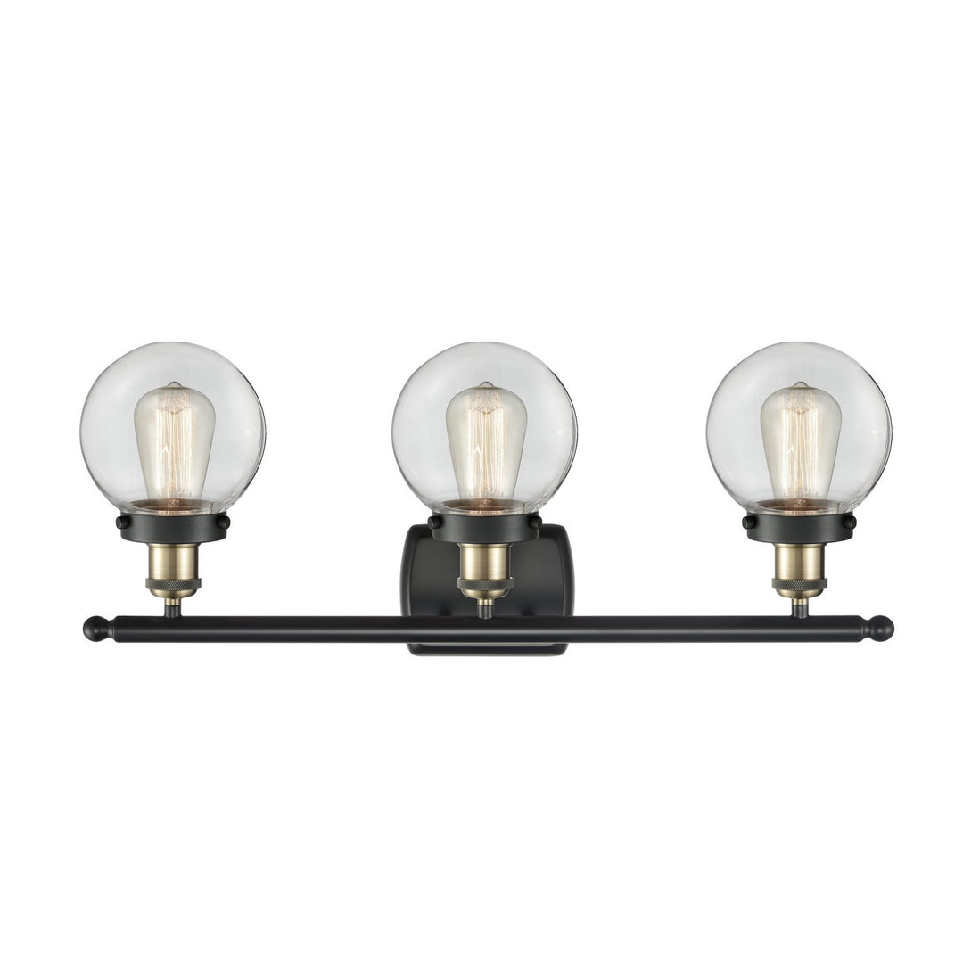 Innovations Ballston Urban 916-3W-BAB-G202-6 Bath Vanity Light 26 in. wide - Black Antique Brass