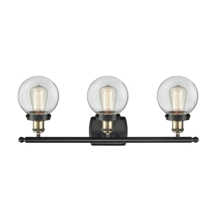Innovations Ballston Urban 916-3W-BAB-G202-6 Bath Vanity Light 26 in. wide - Black Antique Brass