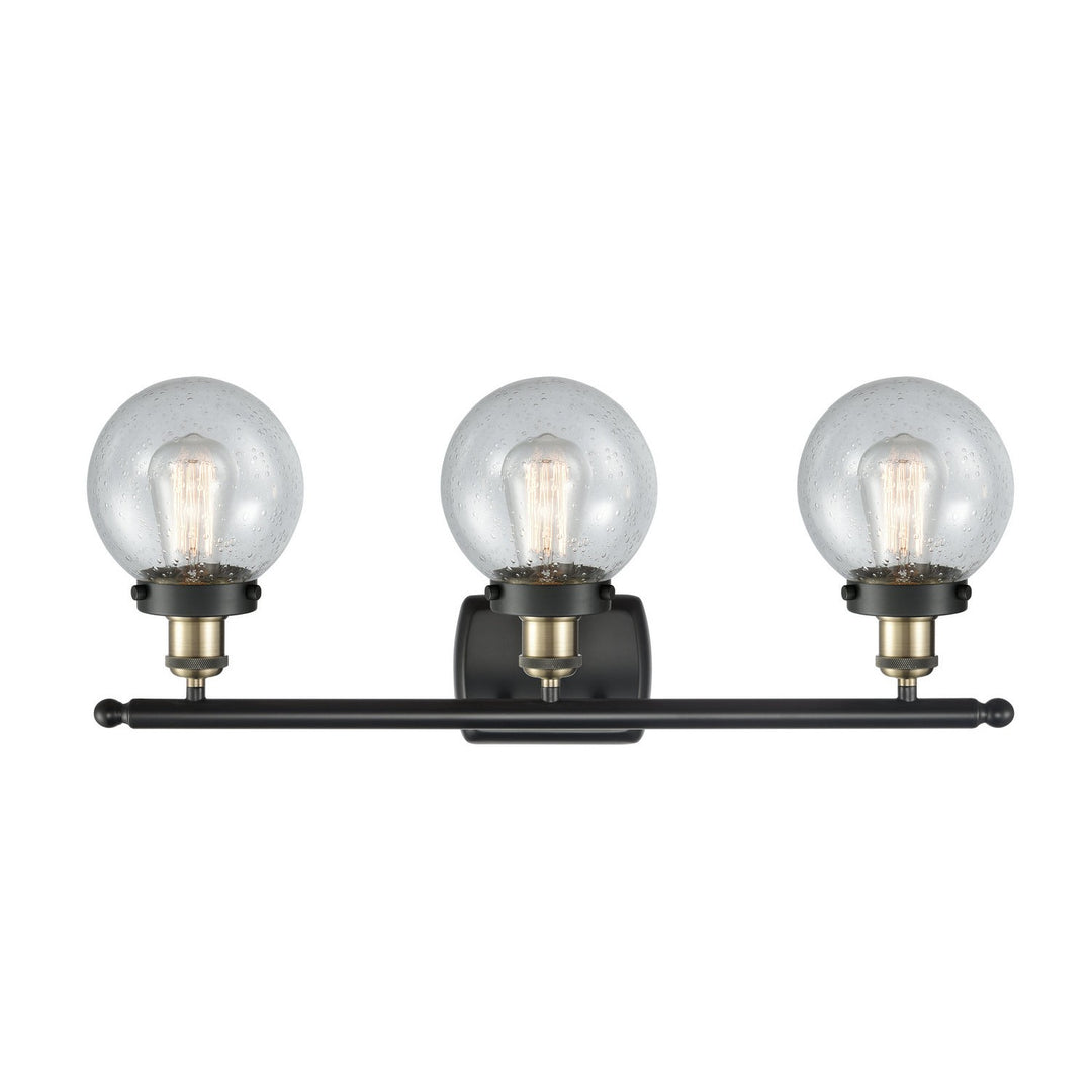 Innovations Ballston Urban 916-3W-BAB-G204-6 Bath Vanity Light 26 in. wide - Black Antique Brass