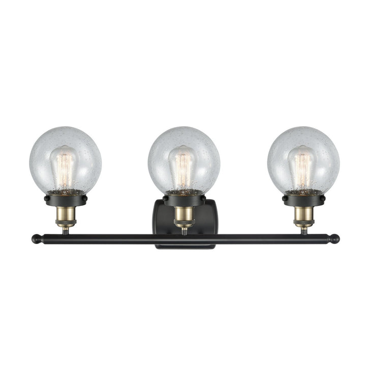 Innovations Ballston Urban 916-3W-BAB-G204-6 Bath Vanity Light 26 in. wide - Black Antique Brass