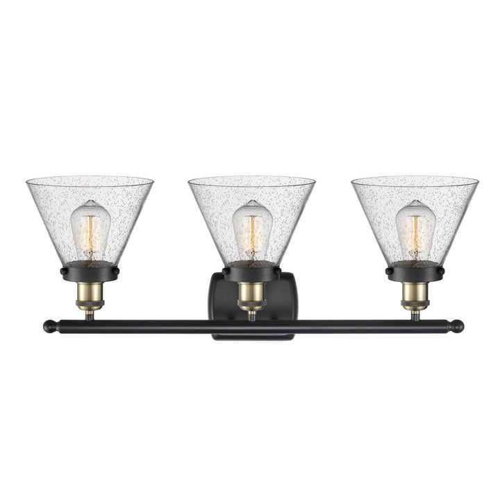 Innovations Ballston Urban 916-3W-BAB-G44-LED Bath Vanity Light 28 in. wide - Black Antique Brass