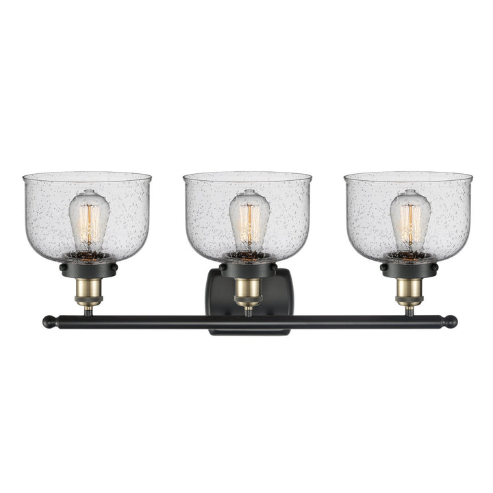 Innovations Ballston Urban 916-3W-BAB-G74-LED Bath Vanity Light 28 in. wide - Black Antique Brass