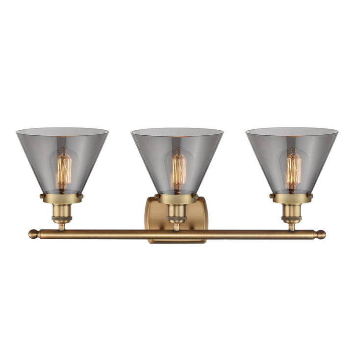 Innovations Ballston Urban 916-3W-BB-G43-LED Bath Vanity Light 28 in. wide - Brushed Brass