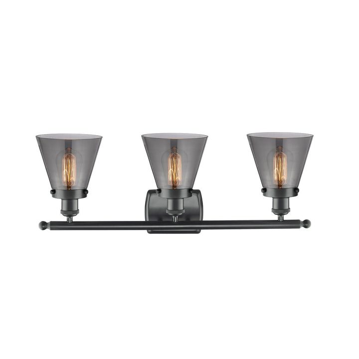 Innovations Ballston Urban 916-3W-BK-G63 Bath Vanity Light 26 in. wide - Matte Black
